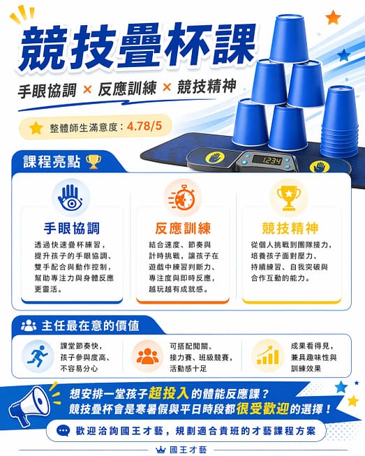 競速疊杯課