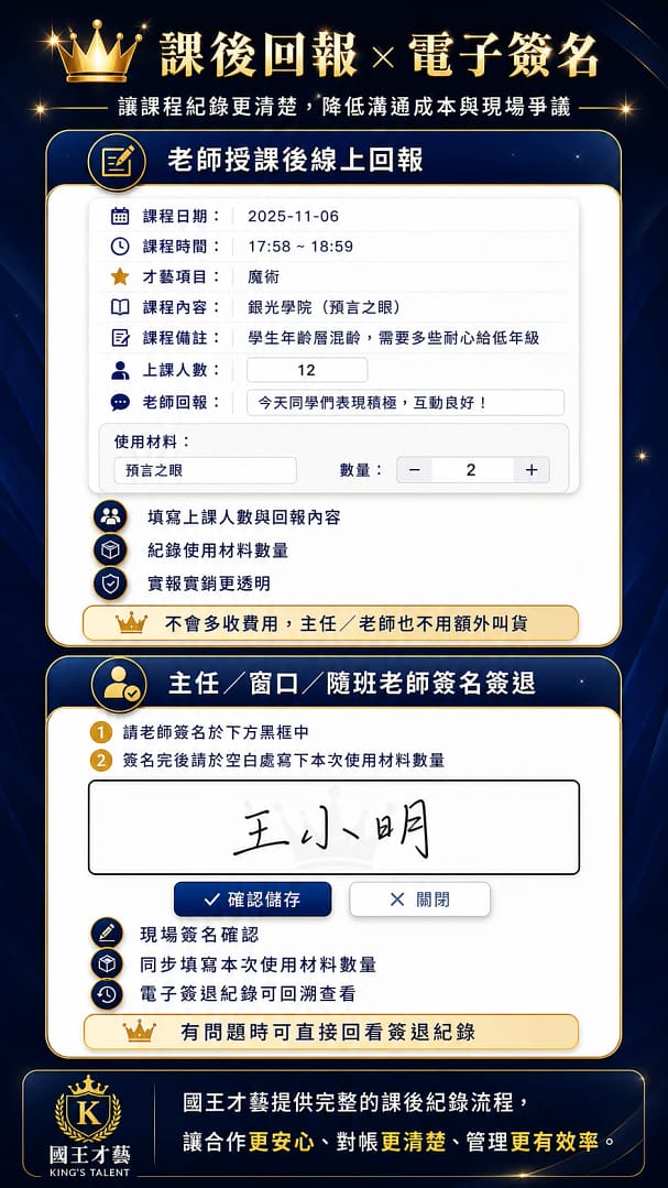 課後簽退